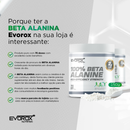 Beta-Alanina 100% High Efficiency 150g Evorox Nutrition
