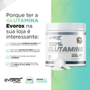 Glutamina 100% 300g 60 Doses Evorox Nutrition
