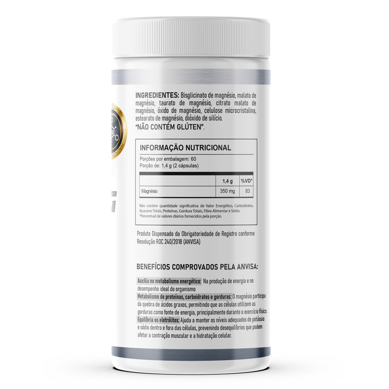 Magnésio Ultramag 350mg 60 Cápsulas Evorox Nutrition