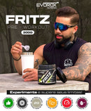 Pré-Treino Fritz Frutas Tropicais 300g Evorox Nutrition