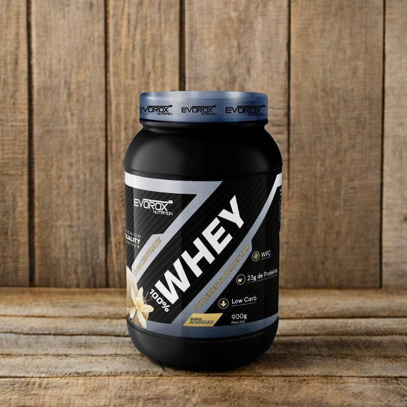 Whey Protein 100% Baunilha 900g Evorox Nutrition